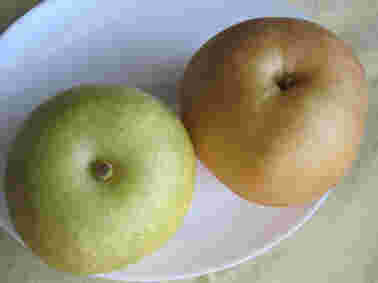 青梨と赤梨