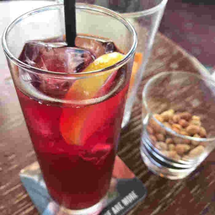 はちみつレモン茶のアメリカンレモネード