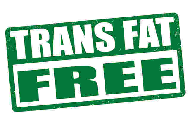 「TRANSFATFREE」の文字