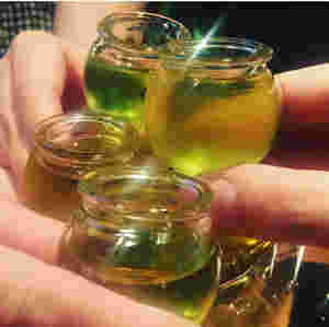 ショットで乾杯