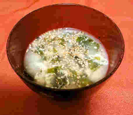 わかめともやしのスープ
