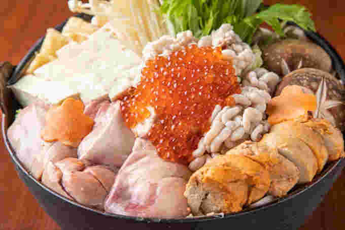 白子やいくらなどプリン体が多い食材で作った「痛風鍋」