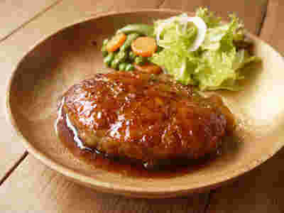 照り焼きポークハンバーグ
