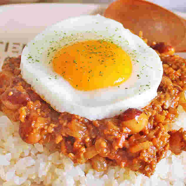 とら豆のキーマカレー