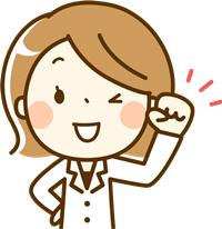 笑っている女性