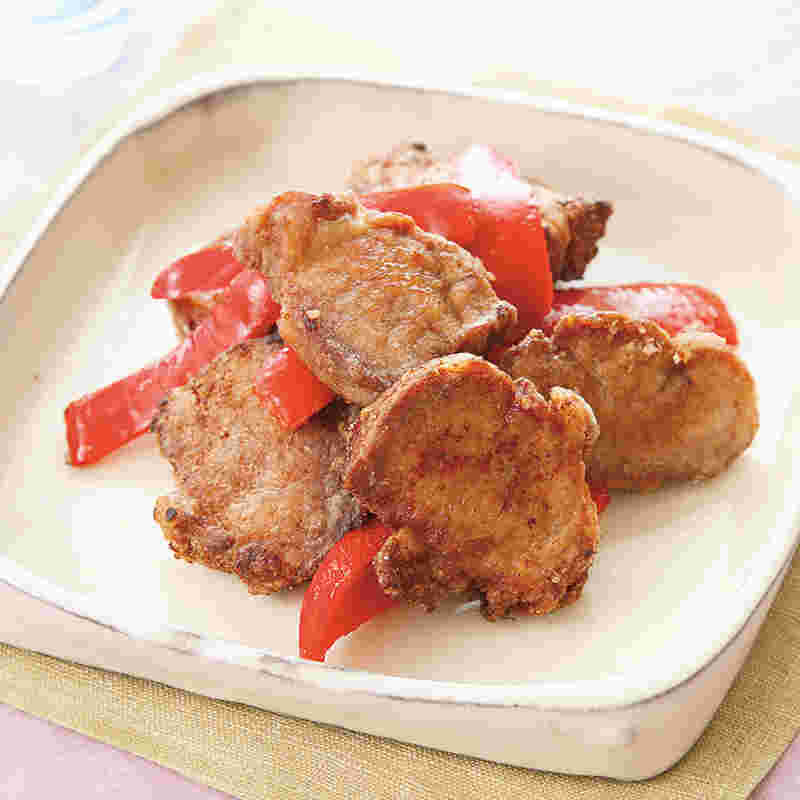 豚ヒレ肉の竜田揚げ風