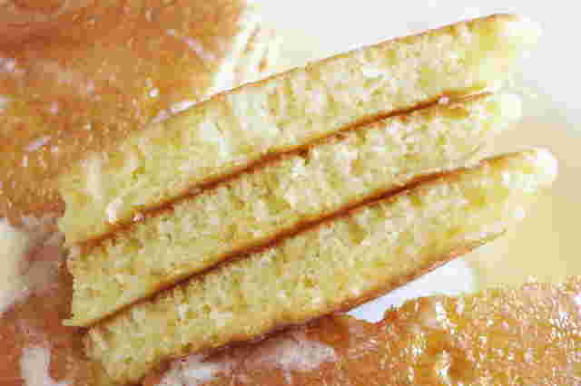 パンケーキの断面図