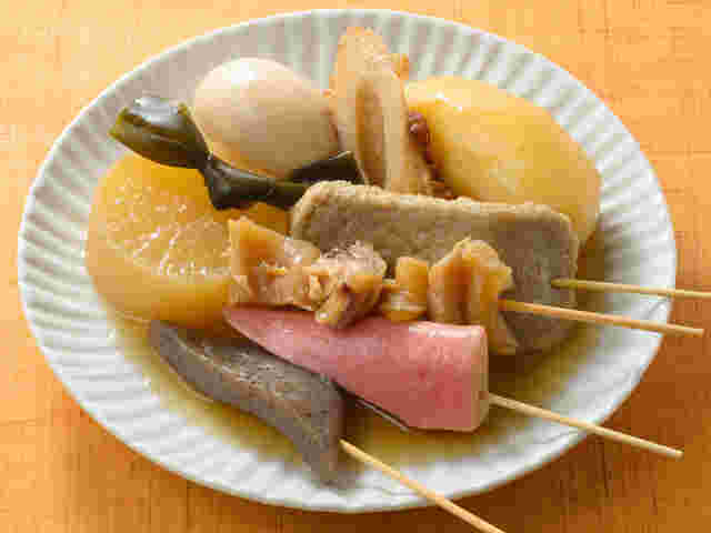 ざらめを入れて作ったおでん