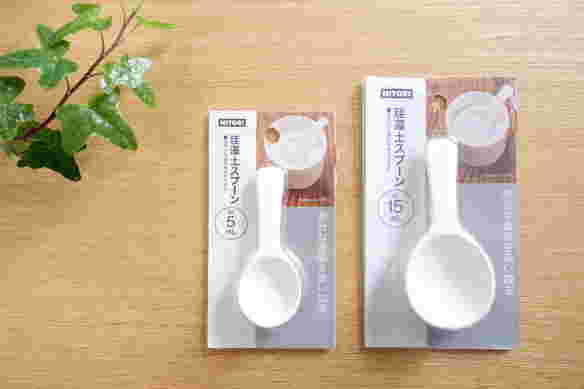 珪藻土スプーン2種