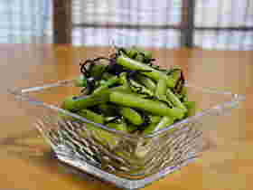 茎わさびのあおい漬け