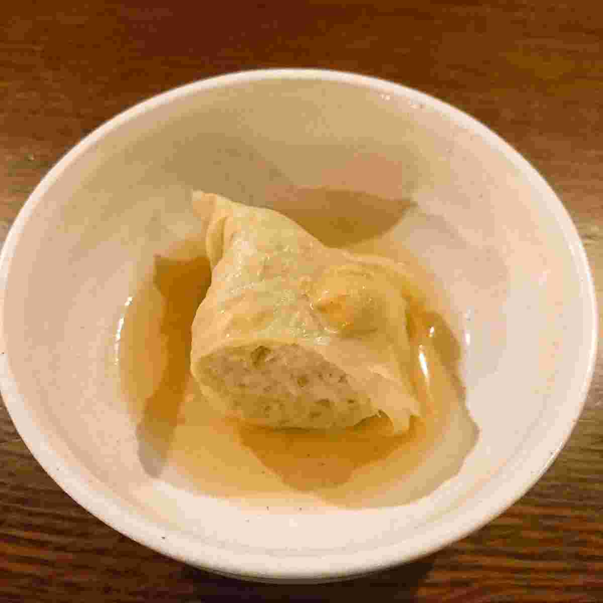 和風スープのロールキャベツ