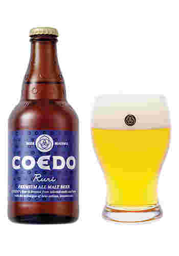 COEDO:ボトルとグラスビール