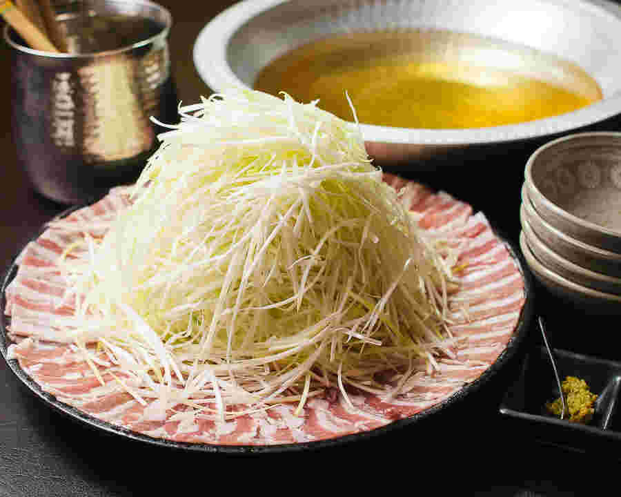ねぎしゃぶのネギ