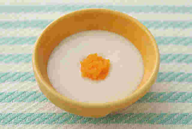 にんじんのミルクパン粥