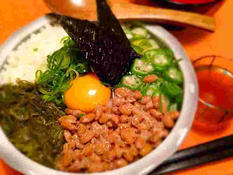 納豆とめかぶのネバネバ丼