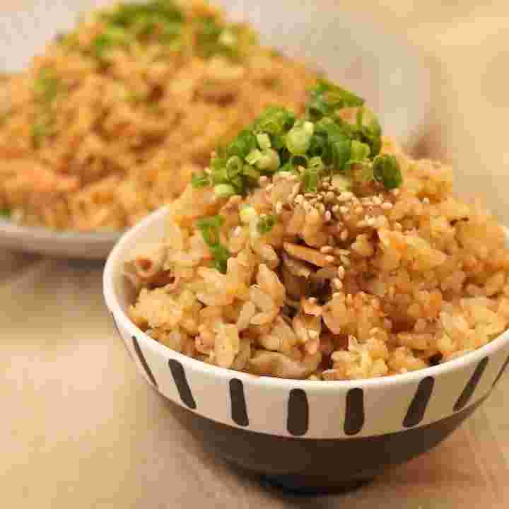 鮭と柚子胡椒の炊き込みご飯