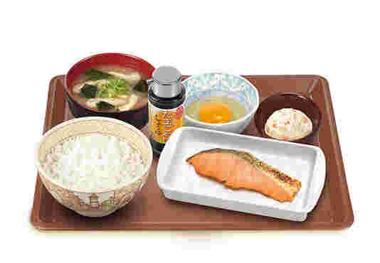 鮭朝食