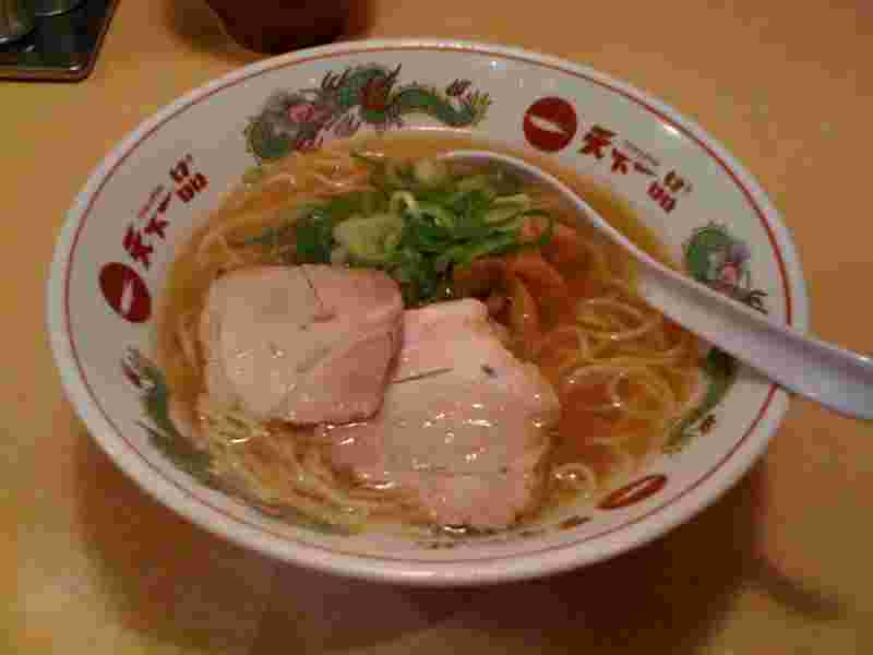 天下一品のあっさりラーメン
