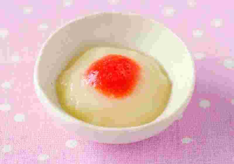 トロトロいものトマト乗せ