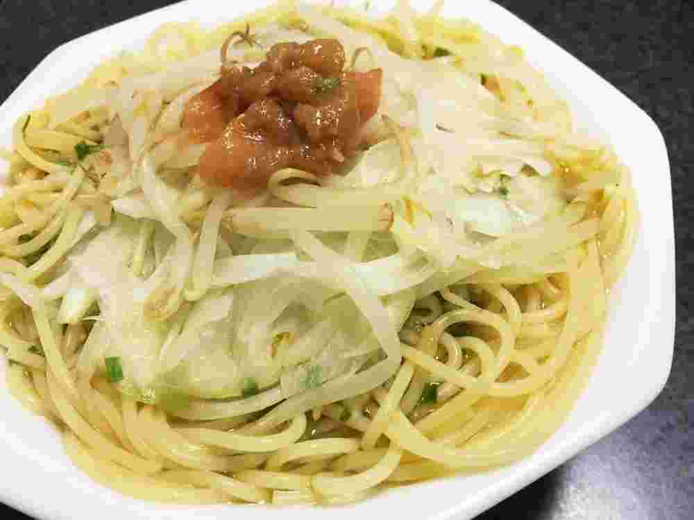 梅と白だしの和風パスタ