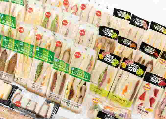 コンビニのサンドイッチ