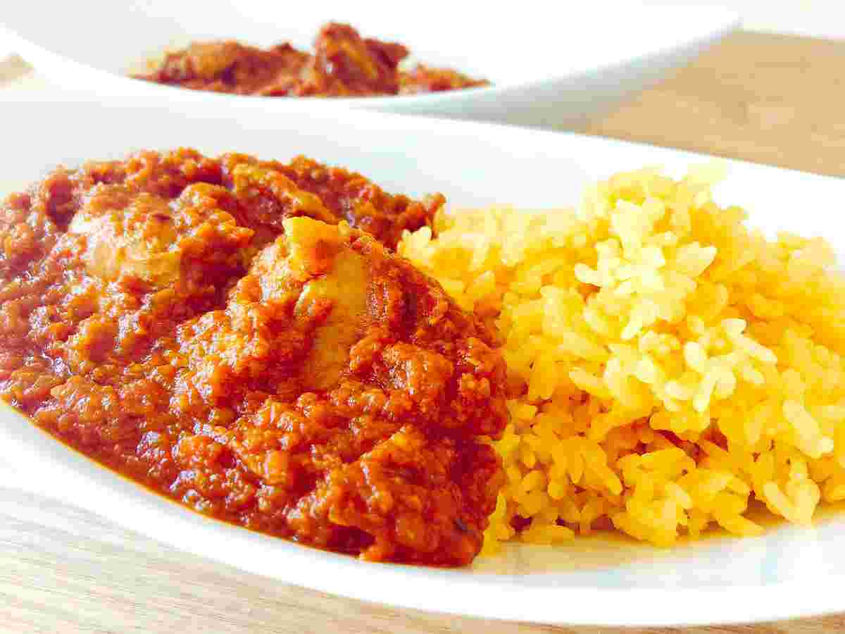 美味しそうなトマトカレー