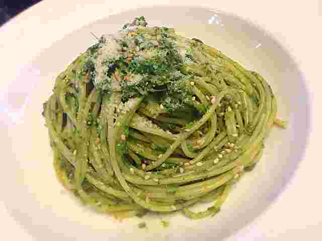 春菊のジェノベーゼパスタ