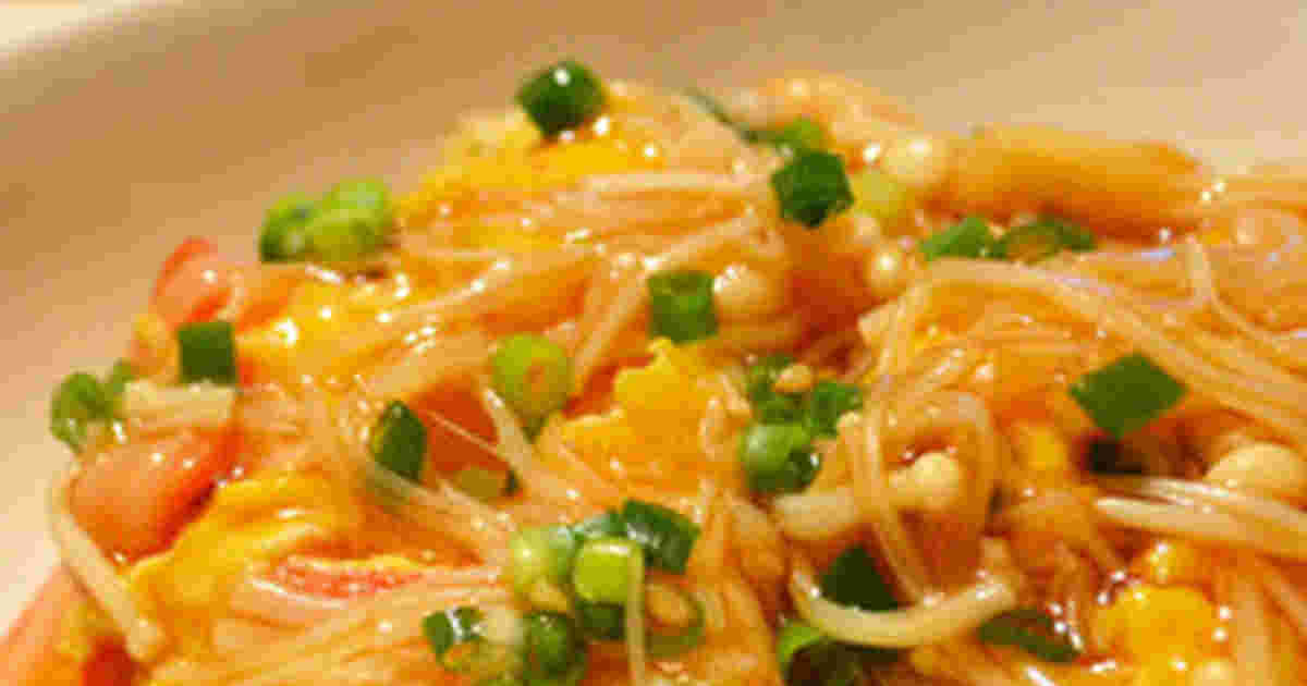 えのきを使用した天津飯