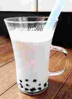 黒糖きなこ抹茶ミルクタピオカ