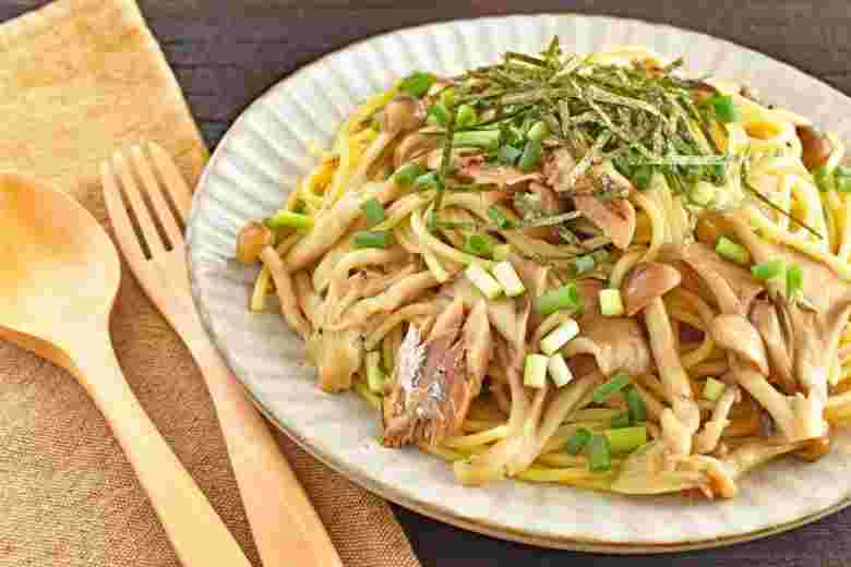 干物を使ったパスタ