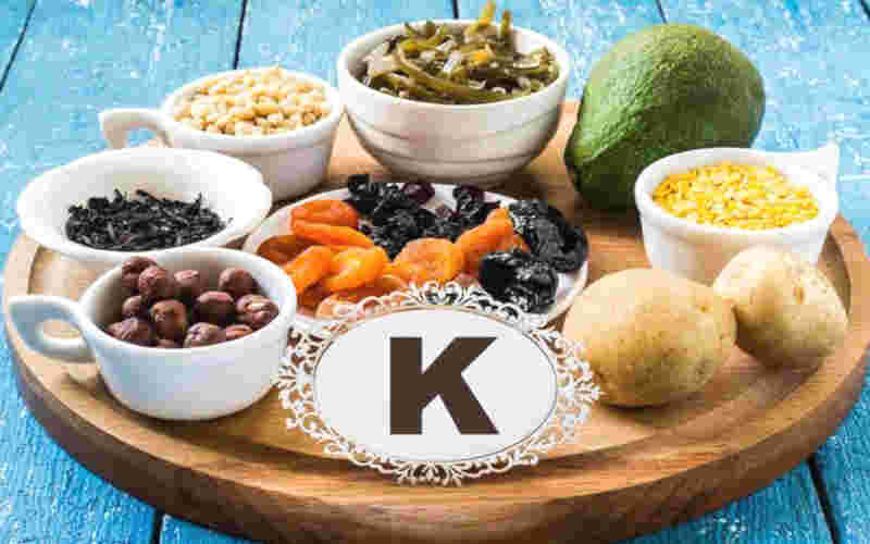 カリウムの元素記号のKと食材