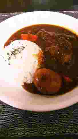 セロリ入りのすね肉カレー