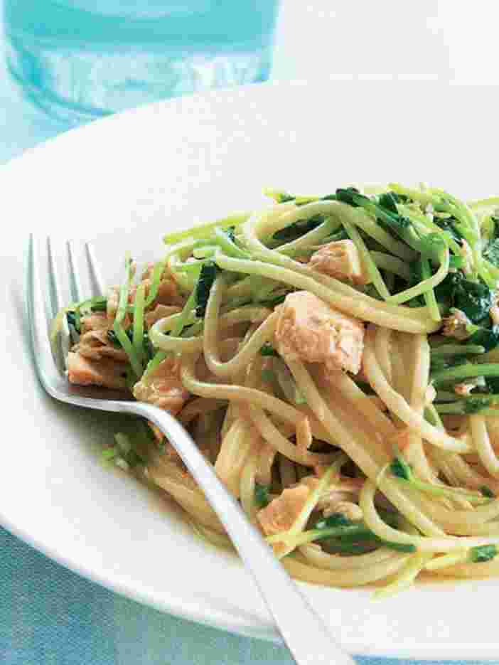 ツナと柚子胡椒を使用したパスタ