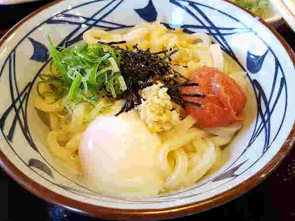 明太釜玉うどん