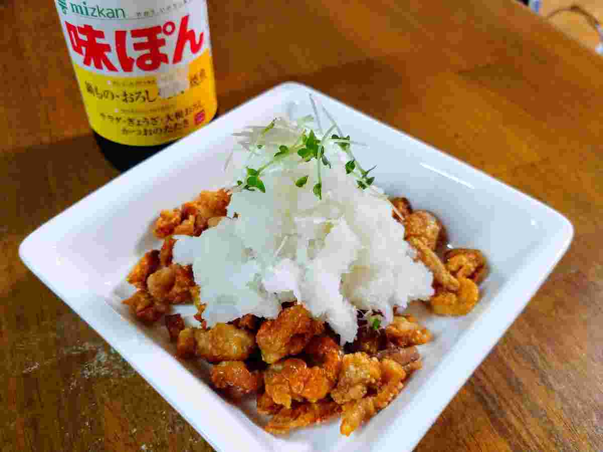 鶏皮とポン酢