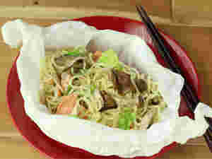 鮭とキャベツの焼きそば画像
