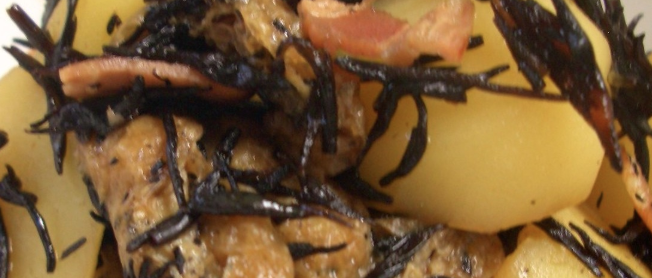 じゃがいも入りひじきの煮物 