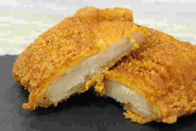 サクサクの衣に中身が詰まったチキン