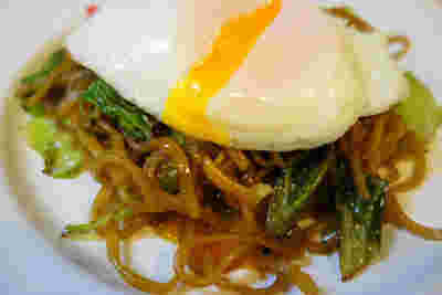 韓国風甘辛チーズ焼きそば