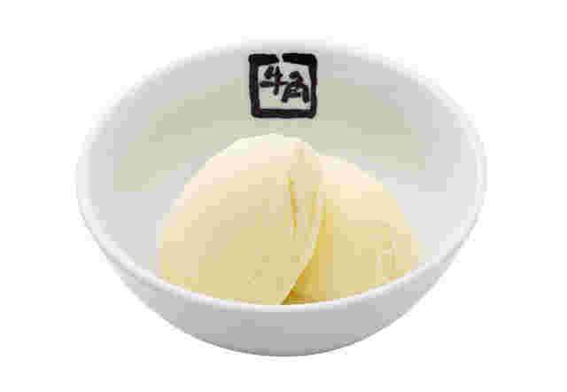 牛角のバニラアイス