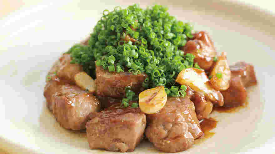 豚肉とにんにくのスタミナ炒め