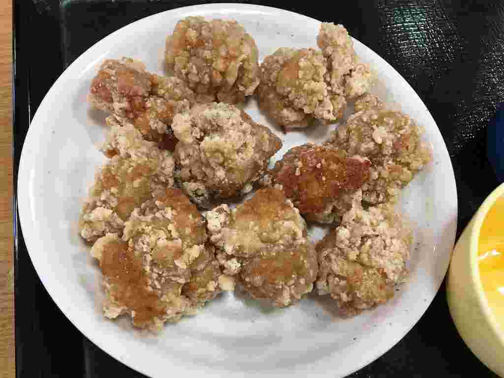 なか卯のから揚げ