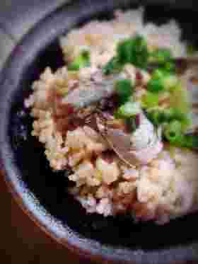 オイルサーディンの炊き込みご飯