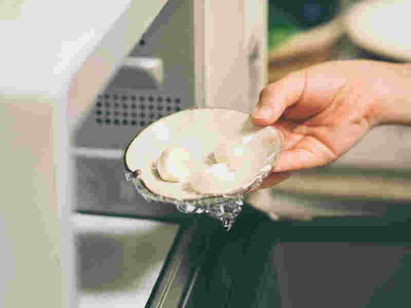 にんにくの芯を電子レンジで温める取り方