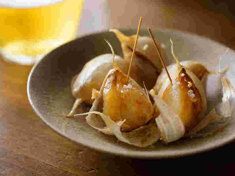 丸焼きをしたにんにく