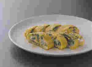にんにくの茎の卵焼き