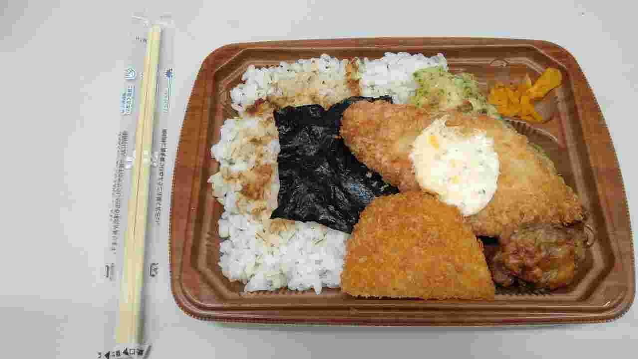 おかかたっぷりのり弁当