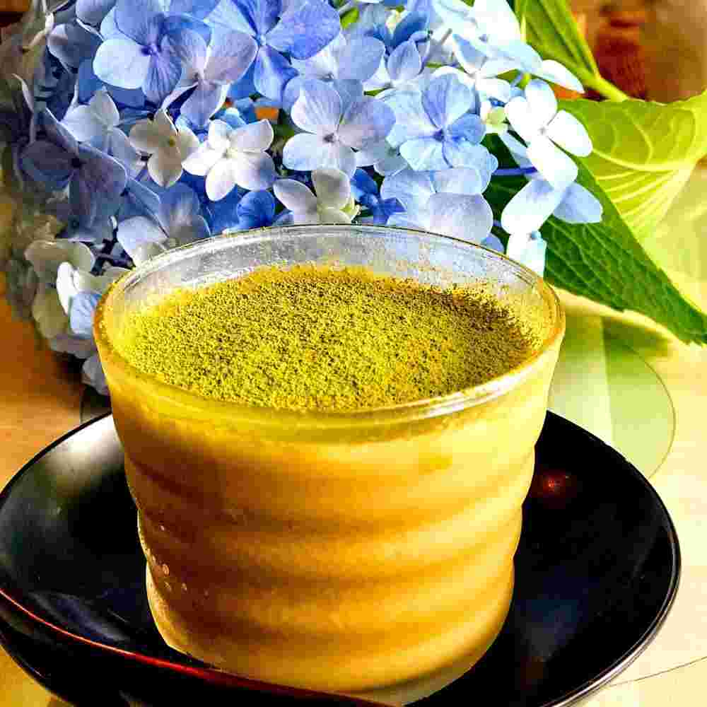 抹茶豆乳プリン