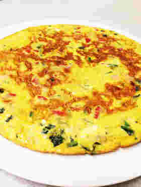 冷めても美味しいオムレツ