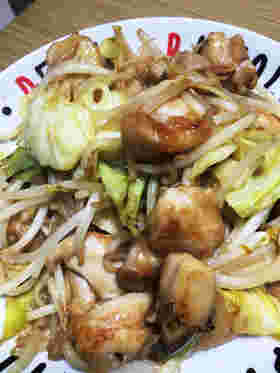 鶏もやし味噌炒め